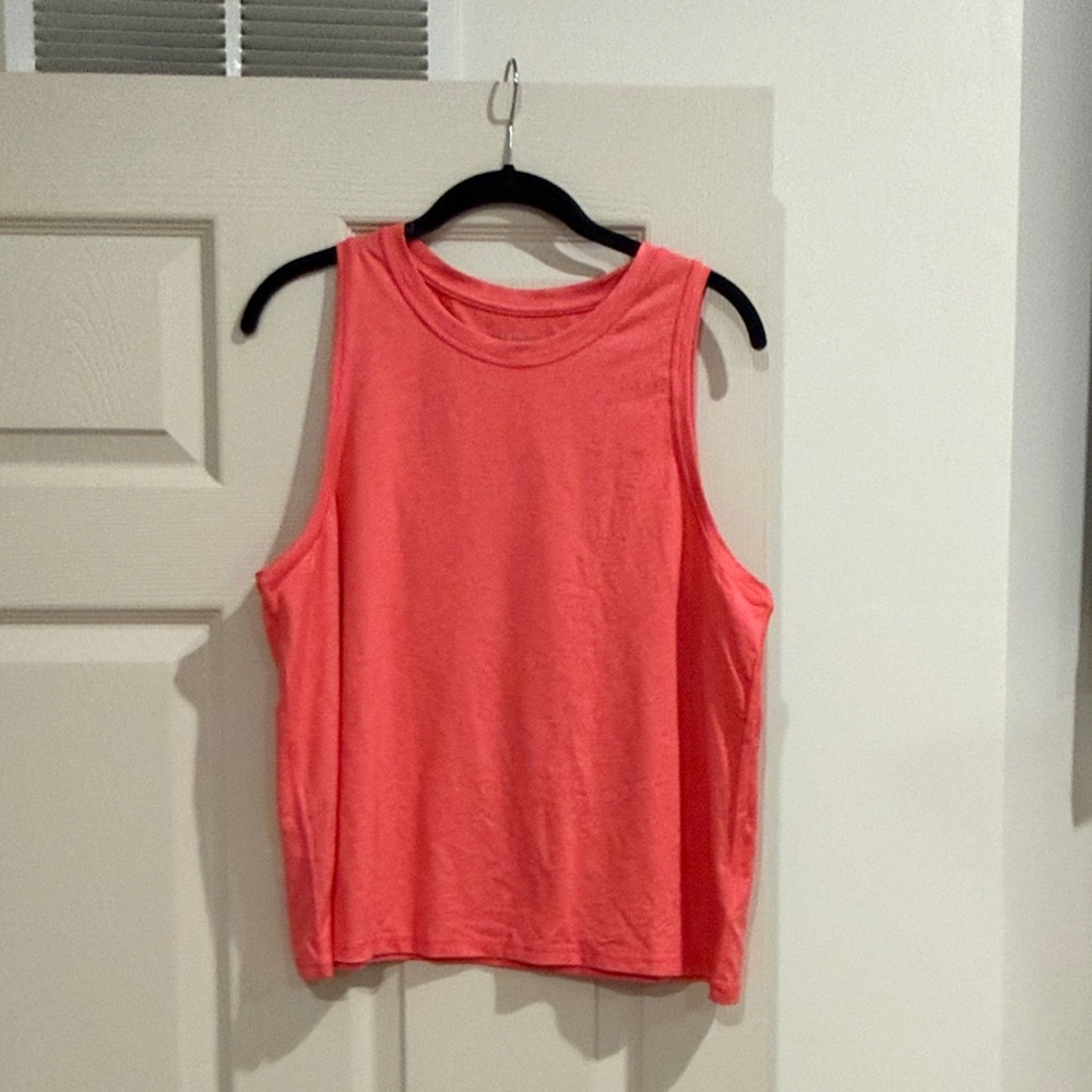 Athleta Coral Muscle Tank Top